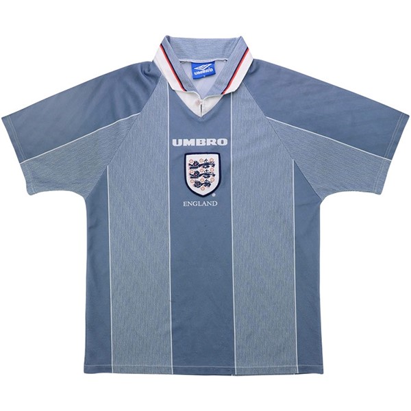 Tailandia Camiseta Inglaterra Segunda Equipación Retro 1996 Azul